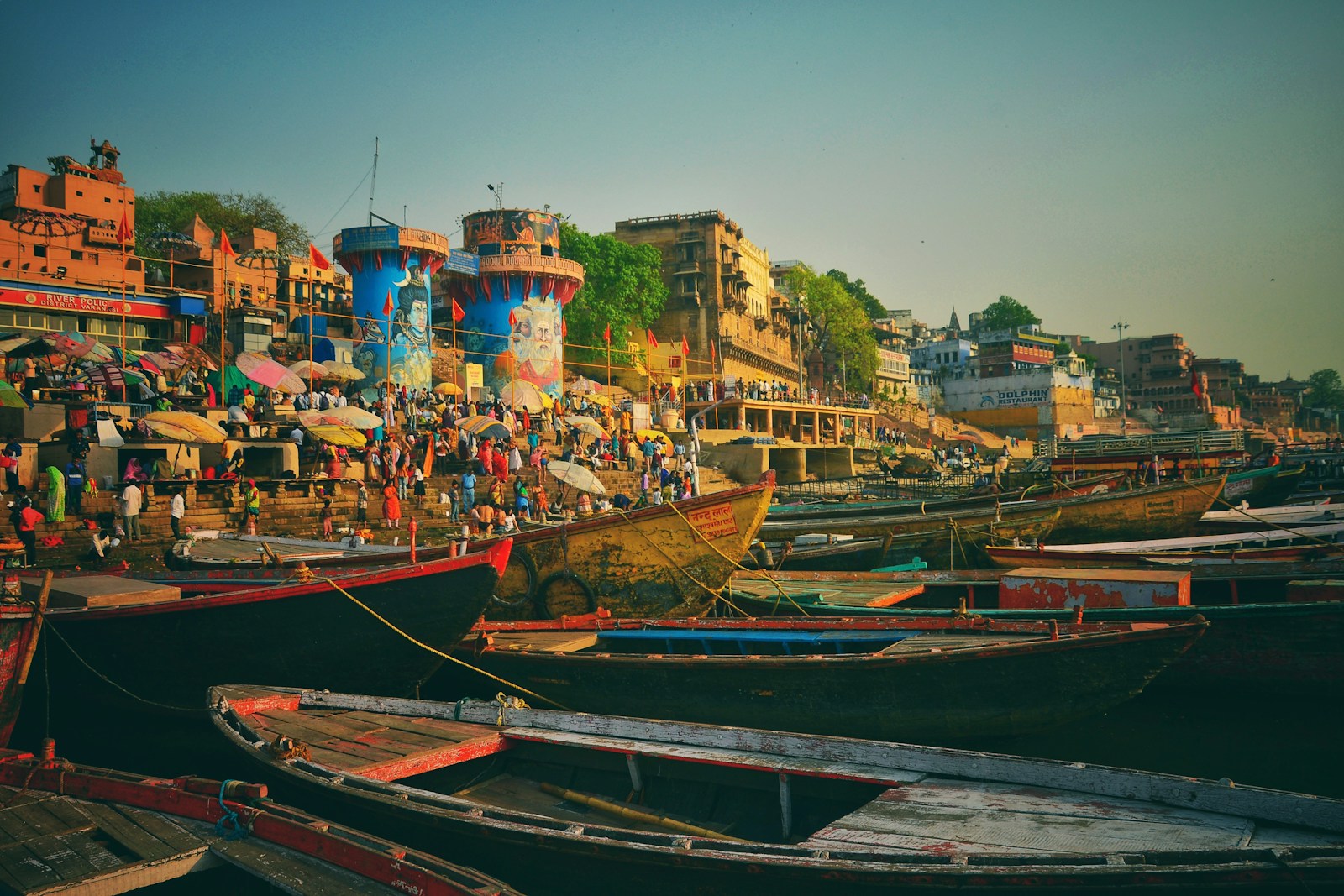 La ville de Varanasi en Inde