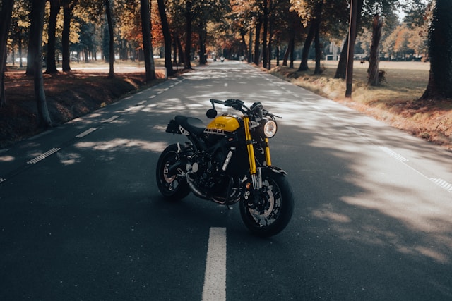 parcours en moto